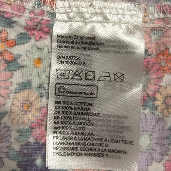 H&M Pink and Purple Casual Sundress Sleeveless Scoop Neck - Picture 4 of 5